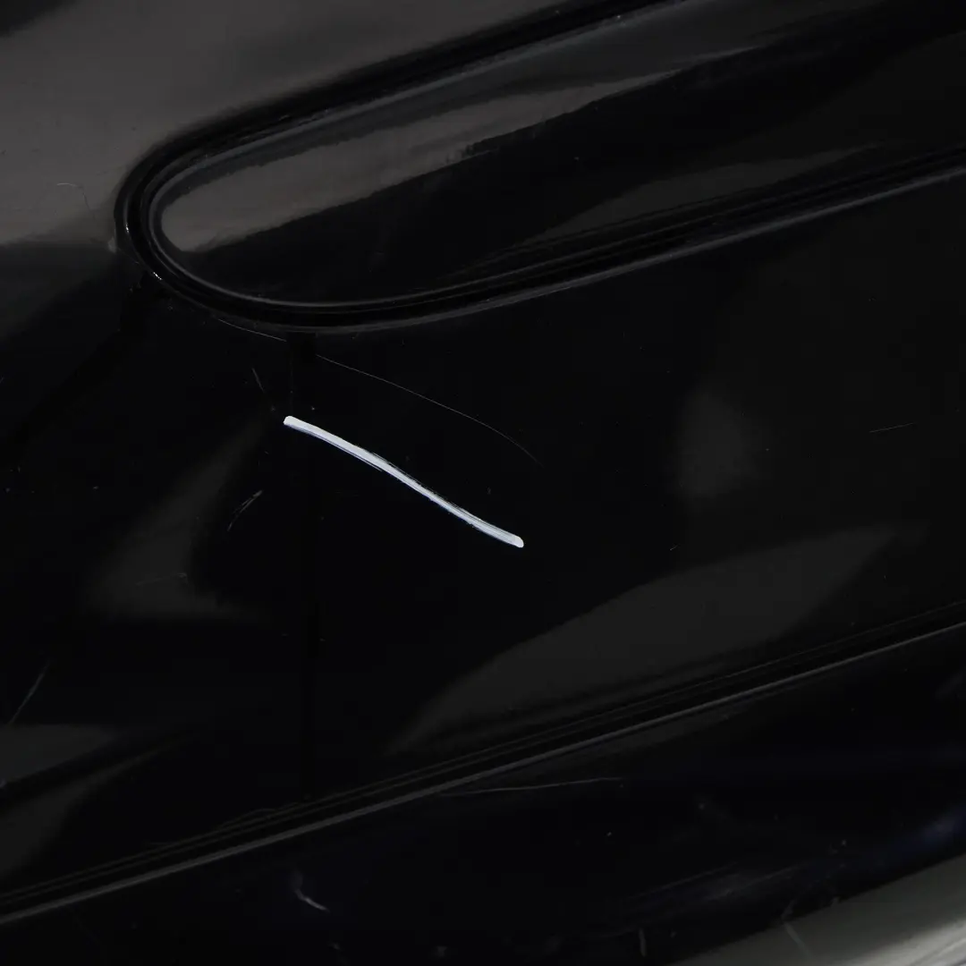 Bumper Trim Panel Cover Estate Obsidian Black Metallic - 197 to Mercedes S203 Rear with Part number A2038854125 Mercedes S203 Rear Bumper Trim Panel Cover Estate Obsidian Black Metallic - 197 - SKU A2038854125-OB - Part number A2038854125