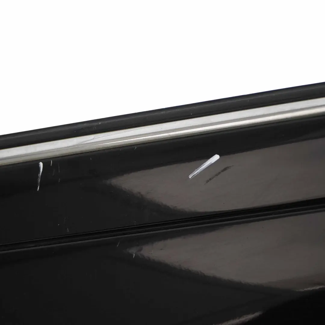 Bumper Trim Panel Cover Estate Obsidian Black Metallic - 197 to Mercedes S203 Rear with Part number A2038854125 Mercedes S203 Rear Bumper Trim Panel Cover Estate Obsidian Black Metallic - 197 - SKU A2038854125-OB - Part number A2038854125