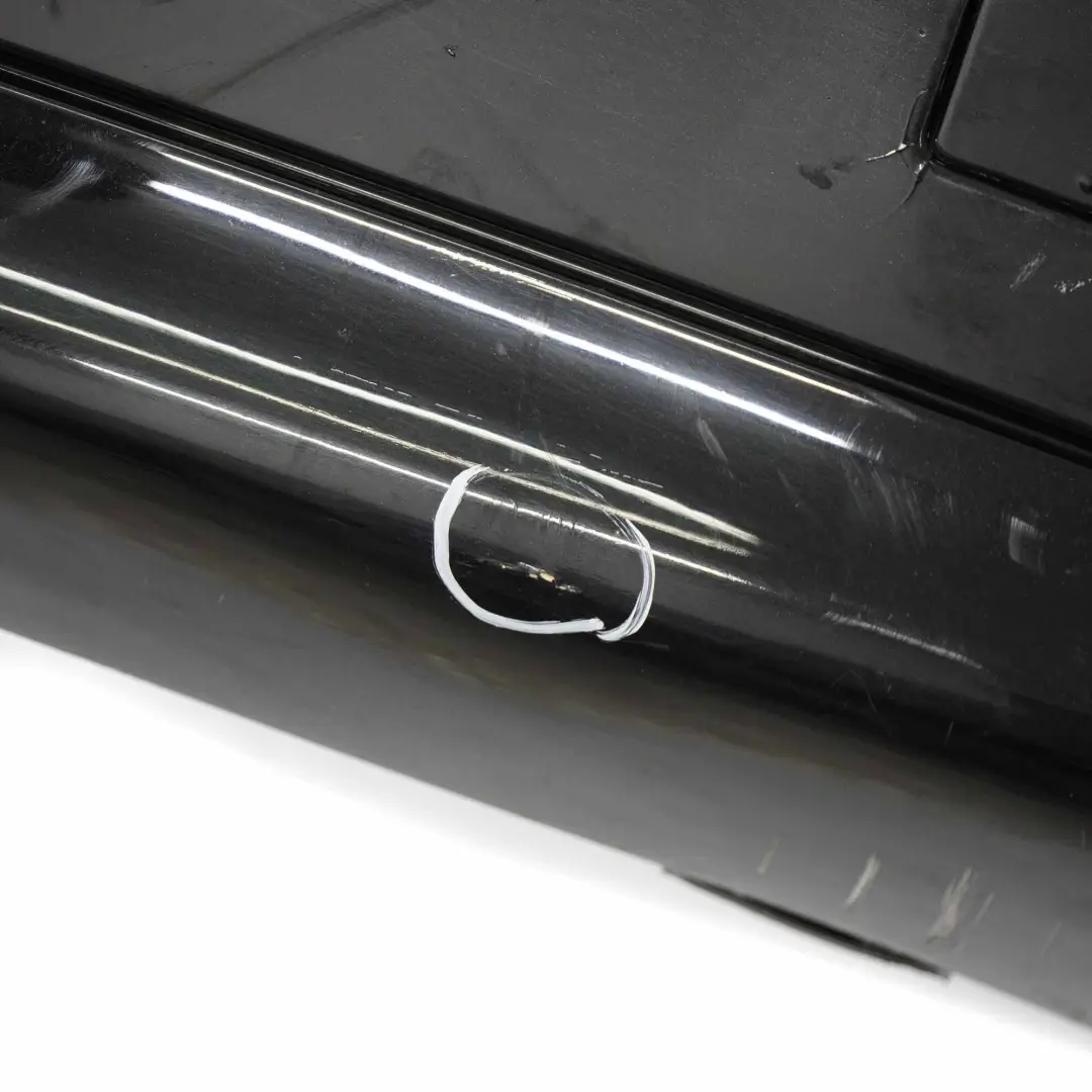 Bumper Trim Panel Cover Estate Obsidian Black Metallic - 197 to Mercedes S203 Rear with Part number A2038854125 Mercedes S203 Rear Bumper Trim Panel Cover Estate Obsidian Black Metallic - 197 - SKU A2038854125-OB - Part number A2038854125