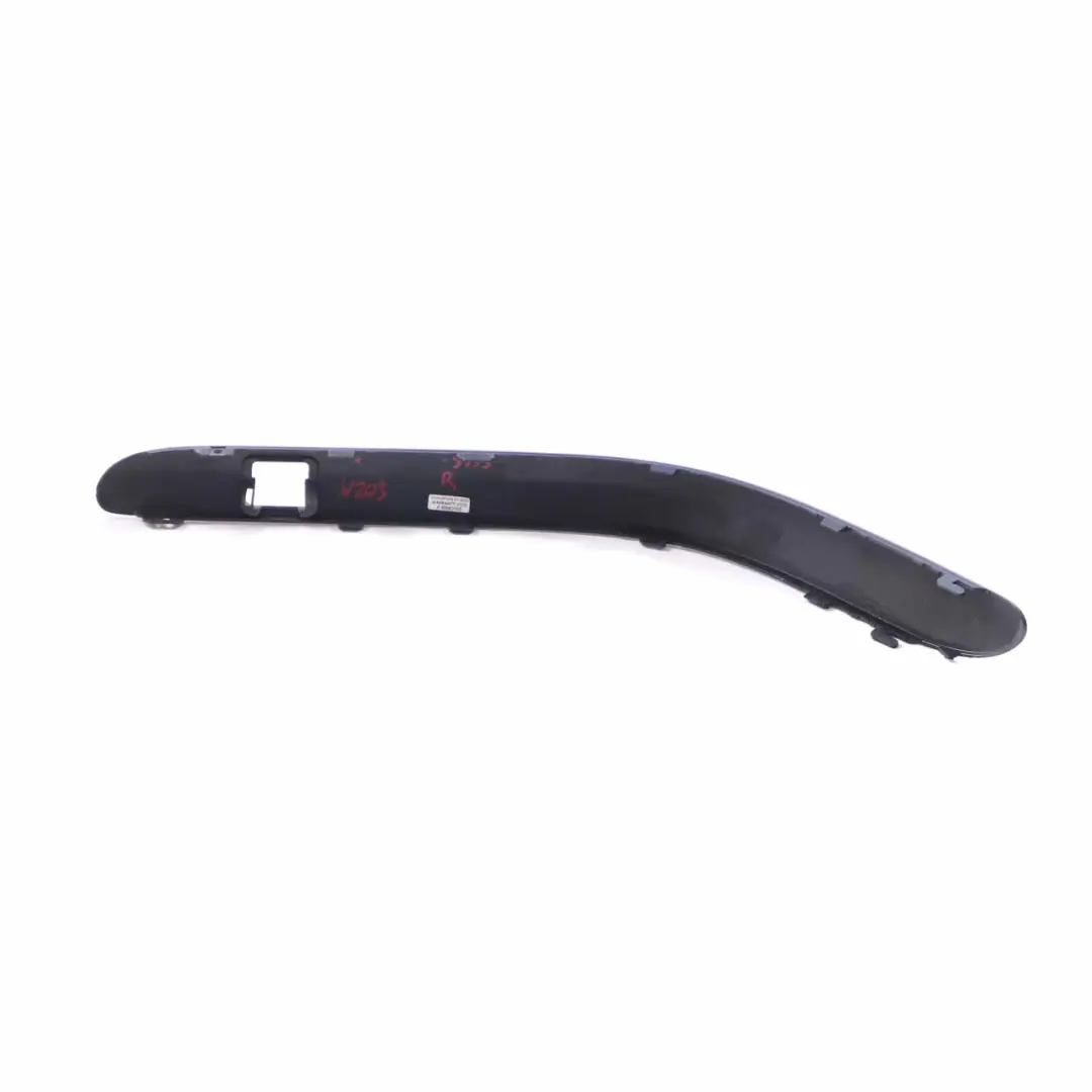 Mercedes W203 Front Bumper Strip Right O/S Trim Panel Jaspis Blue Metallic - 345 - SKU A2038854421 - Part number A2038854421