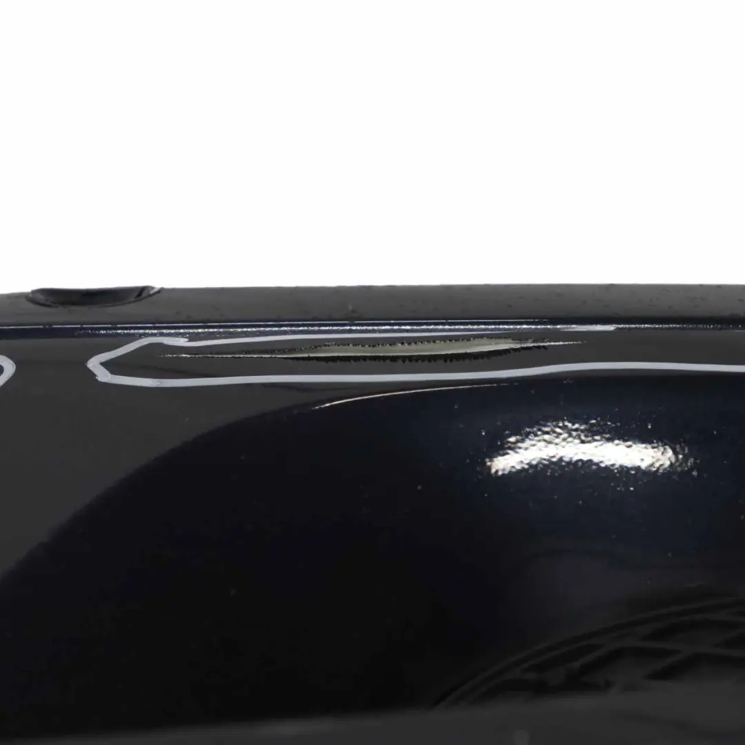 Bumper Front Trim Panel Covering Tanzanite Blue Metallic - 359 to Mercedes CL203 with Part number A2038854725 Mercedes CL203 Bumper Front Trim Panel Covering Tanzanite Blue Metallic - 359 - SKU A2038854725-TB - Part number A2038854725