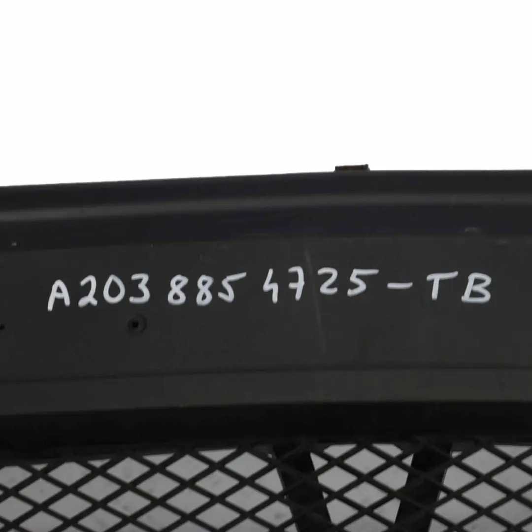 Bumper Front Trim Panel Covering Tanzanite Blue Metallic - 359 to Mercedes CL203 with Part number A2038854725 Mercedes CL203 Bumper Front Trim Panel Covering Tanzanite Blue Metallic - 359 - SKU A2038854725-TB - Part number A2038854725