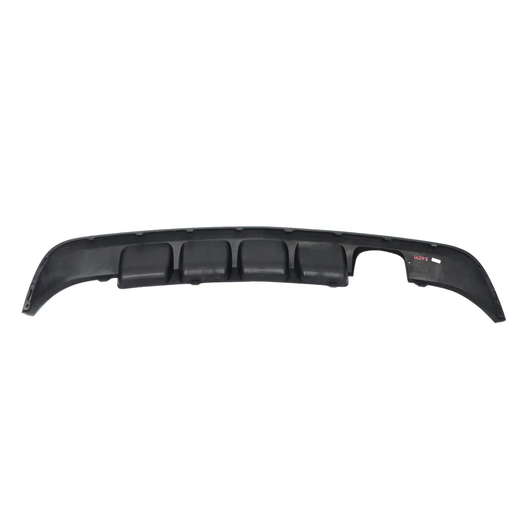 Bumper Lower Diffuser Trim Panel Cover to Mercedes CL203 CLC Rear with Part number A2038856425 Mercedes CL203 CLC Rear Bumper Lower Diffuser Trim Panel Cover - SKU A2038856425 - Part number A2038856425