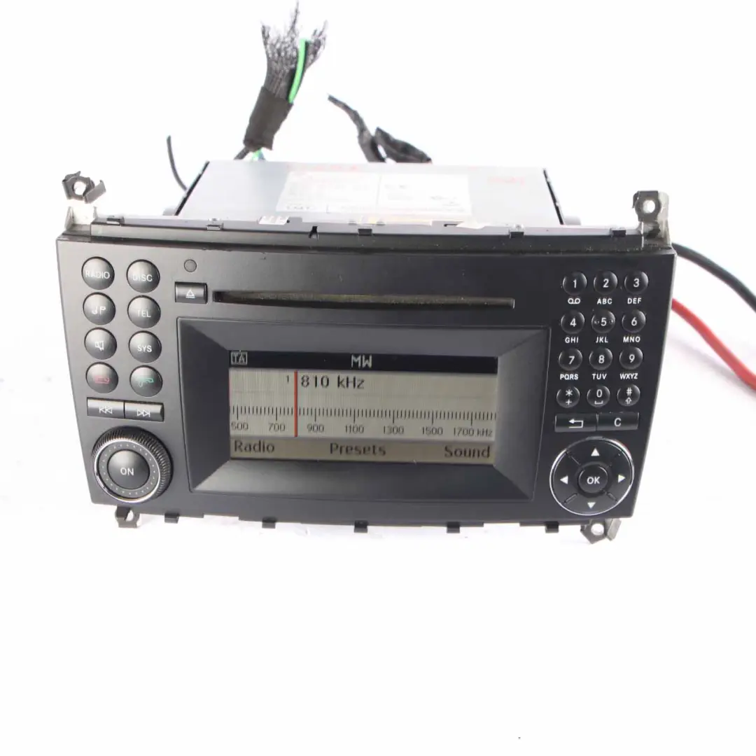 Mercedes CL203 Head Unit CD Player Radio Audio Controller Unit - SKU A2039000000-1 - Part number A2039000000