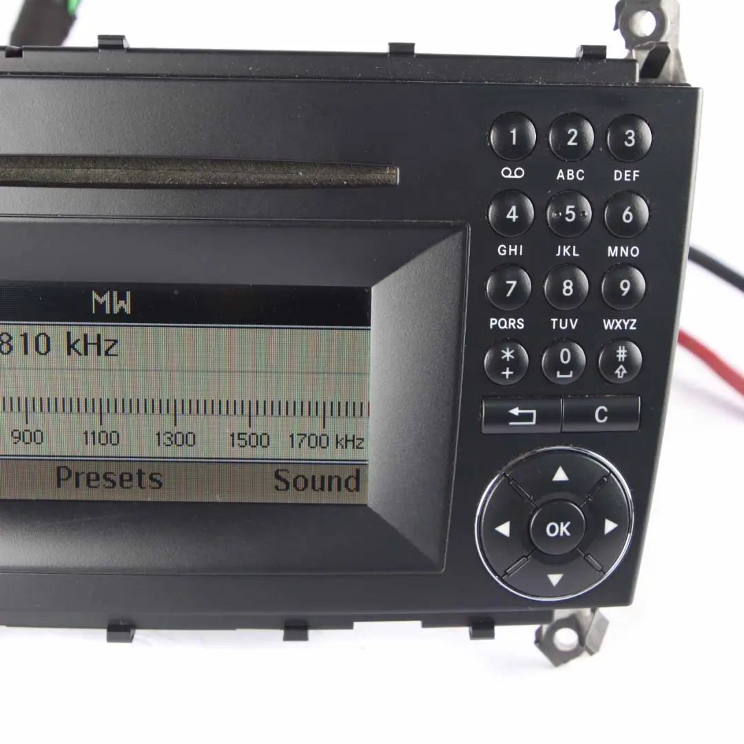 Mercedes CL203 Head Unit CD Player Radio Audio Controller Unit - SKU A2039000000-1 - Part number A2039000000