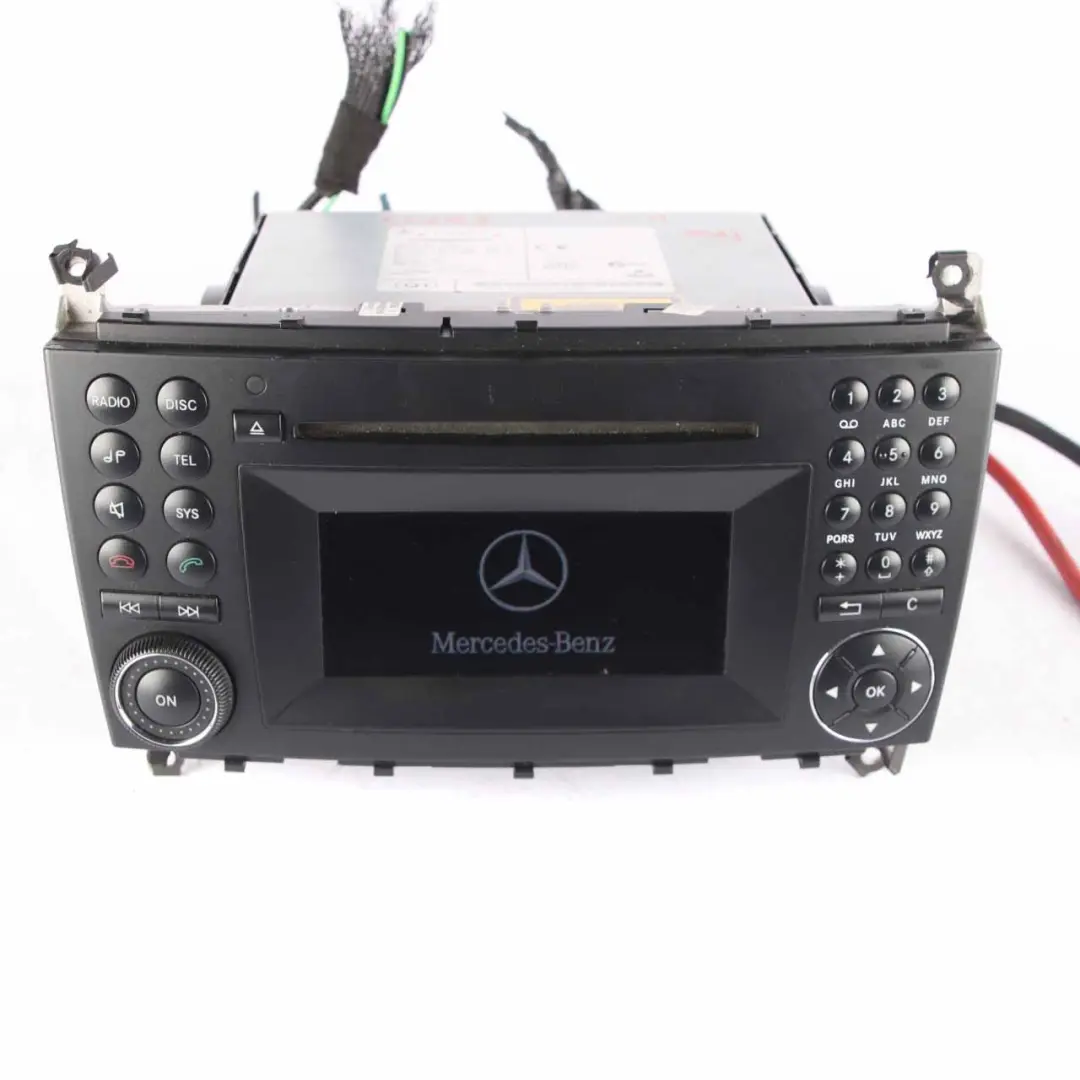 Mercedes CL203 Unidad principal Reproductor de CD Radio Audio Controlador Unidad - SKU A2039000000-1 - Número de pieza A2039000000