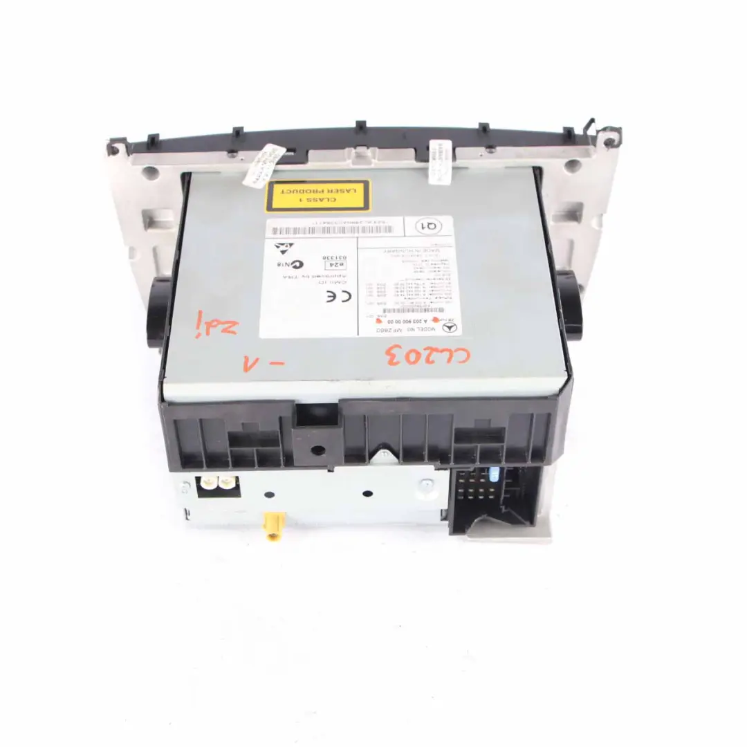 Unidad principal Reproductor de CD Radio Audio Controlador Unidad para Mercedes CL203 con número de pieza A2039000000 Mercedes CL203 Unidad principal Reproductor de CD Radio Audio Controlador Unidad - SKU A2039000000-1 - Número de pieza A2039000000