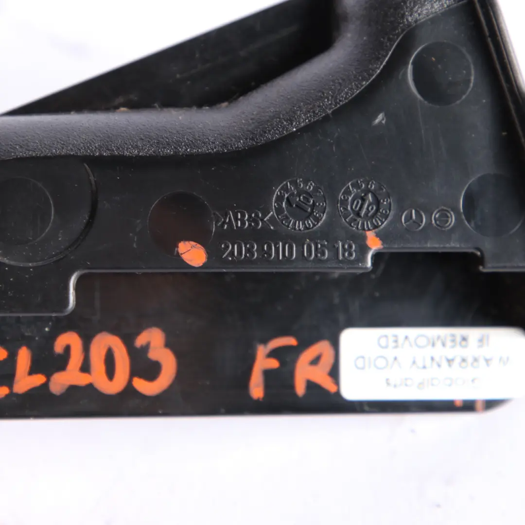 Seat Cover Trim Mercedes CL203 Front Left Seat N/S Panel Black - SKU A2039100518 - Part number A2039100518