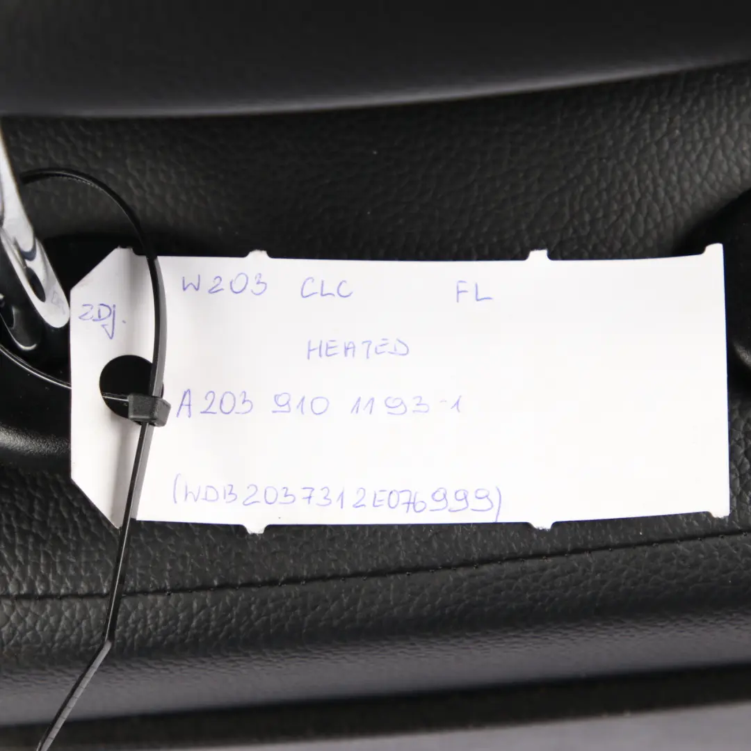 Sedile anteriore Mercedes CL203 Coupé sinistro riscaldato MB-Tex similpelle per con numero di parte A2039101193 Sedile anteriore Mercedes CL203 Coupé sinistro riscaldato MB-Tex similpelle - SKU A2039101193-1 - Numero di parte A2039101193