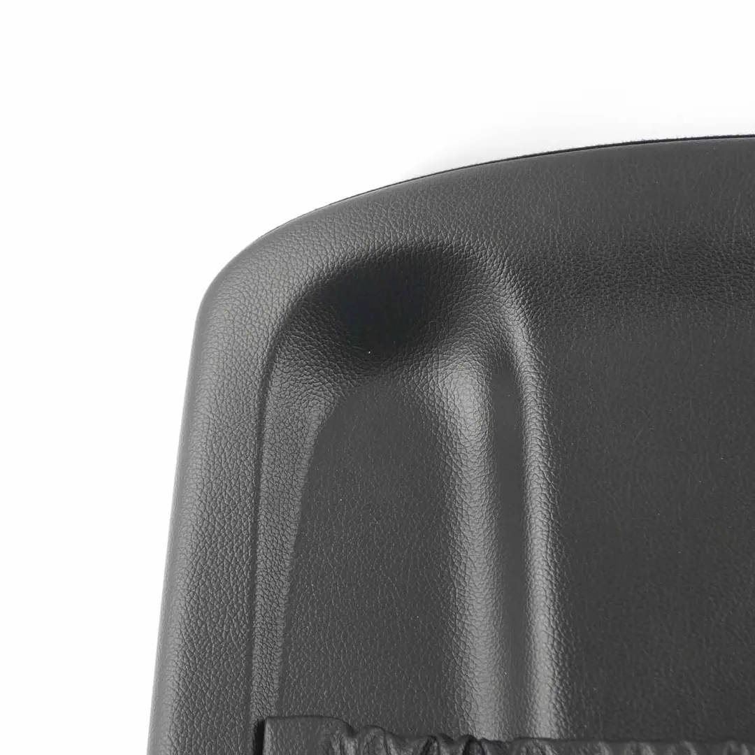 Mercedes W203 Seat Backrest Trim Cover Front Left N/S Black Imitation Leather - SKU A2039101239 - Part number A2039101239