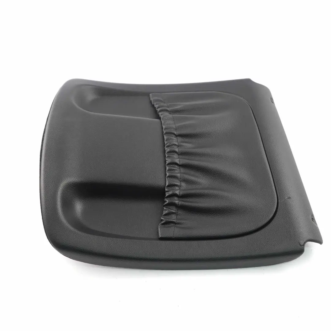 Mercedes W203 Rivestimento schienale sedile anteriore sinistro finta pelle nera - SKU A2039101239 - Numero di parte A2039101239