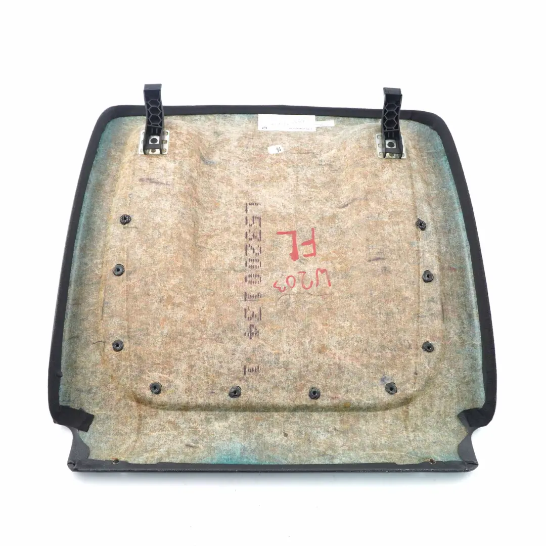 Sitz lehnen verkleidung vorne links Schwarz Kunstleder für Mercedes W203 mit Teilenummer A2039101239 Mercedes W203 Sitz lehnen verkleidung vorne links Schwarz Kunstleder - SKU A2039101239 - Teilenummer A2039101239