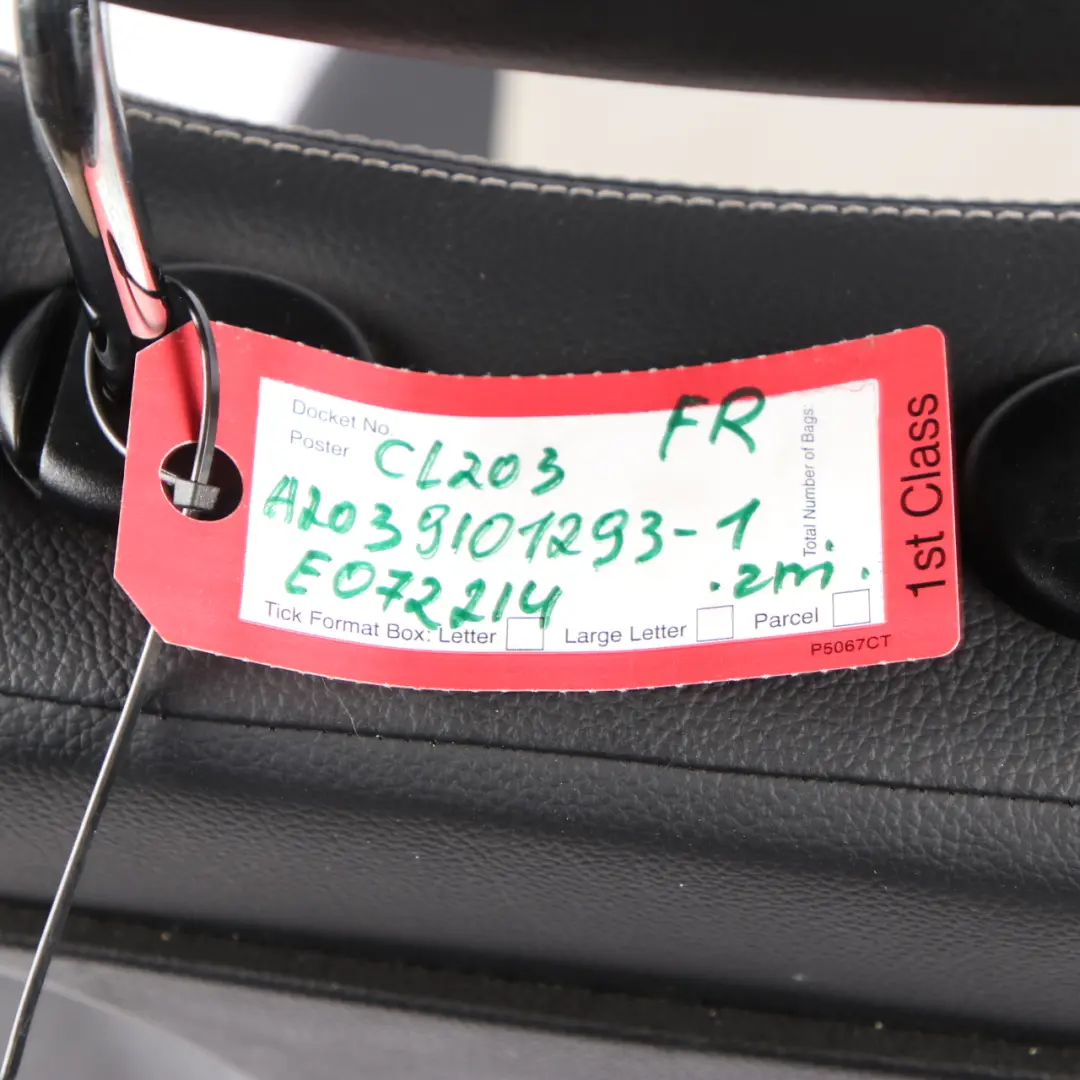  Asiento Delantero Mercedes CL203 Calefaccionado MB-Tex Imitacion Artico Derecho - SKU A2039101293-1 - Número de pieza A2039101293