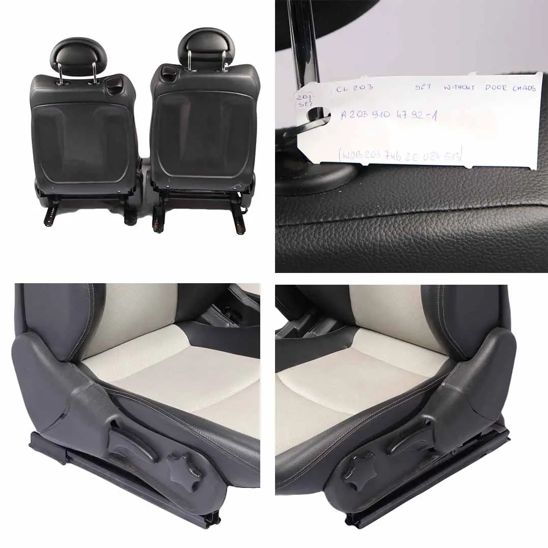  Seats Mercedes CL203 Coupe MB-Tex Imitation Leather Artico Interior Seat - SKU A2039104792-1 - Part number A2039104792
