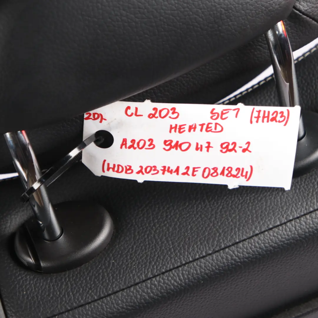 Seats Mercedes CL203 Coupe Heated MB-Tex Imitation Leather Artico Interior Seat to with Part number A2039104792 Seats Mercedes CL203 Coupe Heated MB-Tex Imitation Leather Artico Interior Seat - SKU A2039104792-2 - Part number A2039104792