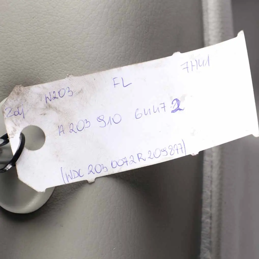 Front Seat Mercedes W203 Leather Combination Alpaca Grey Left N/S Electrical to with Part number A2039106447 Front Seat Mercedes W203 Leather Combination Alpaca Grey Left N/S Electrical - SKU A2039106447-2 - Part number A2039106447