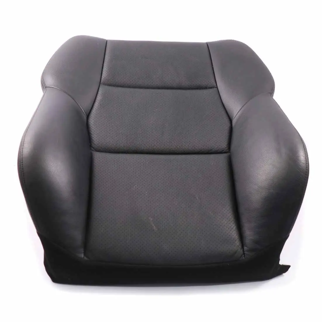 Mercedes W203 Front Seat Cover Heated Backrest Black Leather Left Right N/O/S