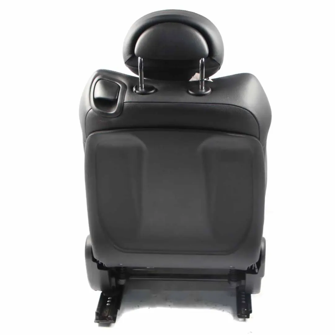 Backrest Front Heated Left N/S Covering Black Leather to Mercedes CL203 Seat with Part number A2039107747 Mercedes CL203 Seat Backrest Front Heated Left N/S Covering Black Leather - SKU A2039107747-1 - Part number A2039107747