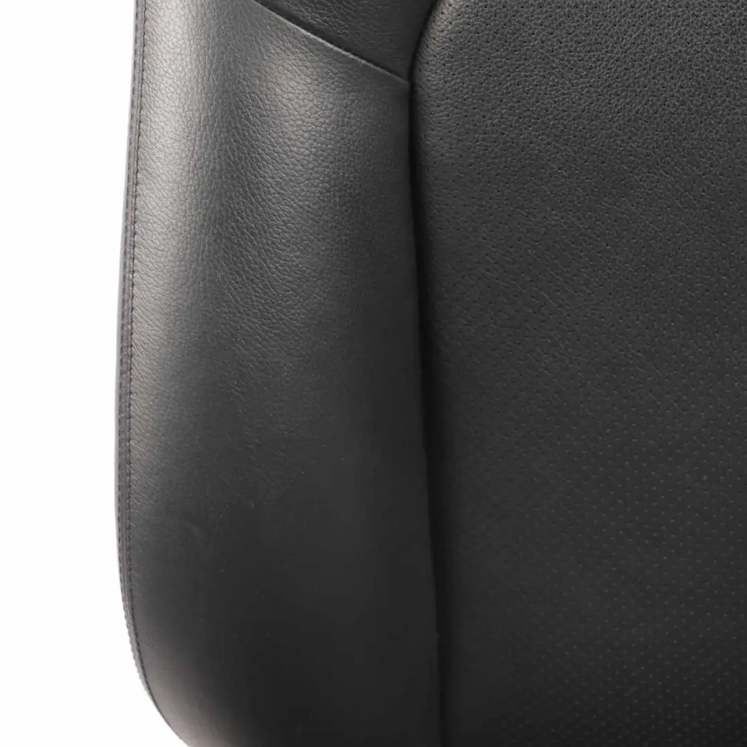 Backrest Front Heated Left N/S Covering Black Leather to Mercedes CL203 Seat with Part number A2039107747 Mercedes CL203 Seat Backrest Front Heated Left N/S Covering Black Leather - SKU A2039107747-1 - Part number A2039107747