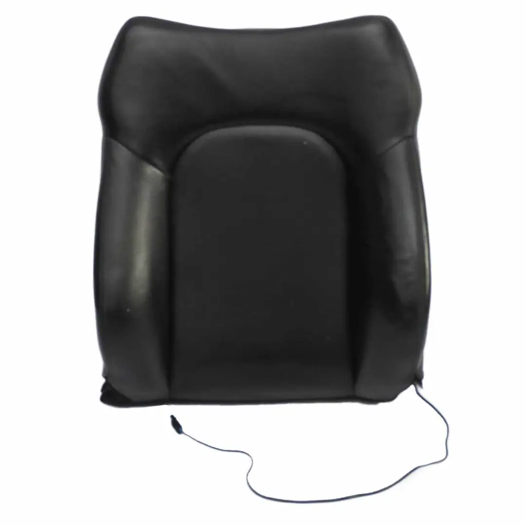Backrest Front Heated Left N/S Covering Black Leather to Mercedes CL203 Seat with Part number A2039107747 Mercedes CL203 Seat Backrest Front Heated Left N/S Covering Black Leather - SKU A2039107747 - Part number A2039107747