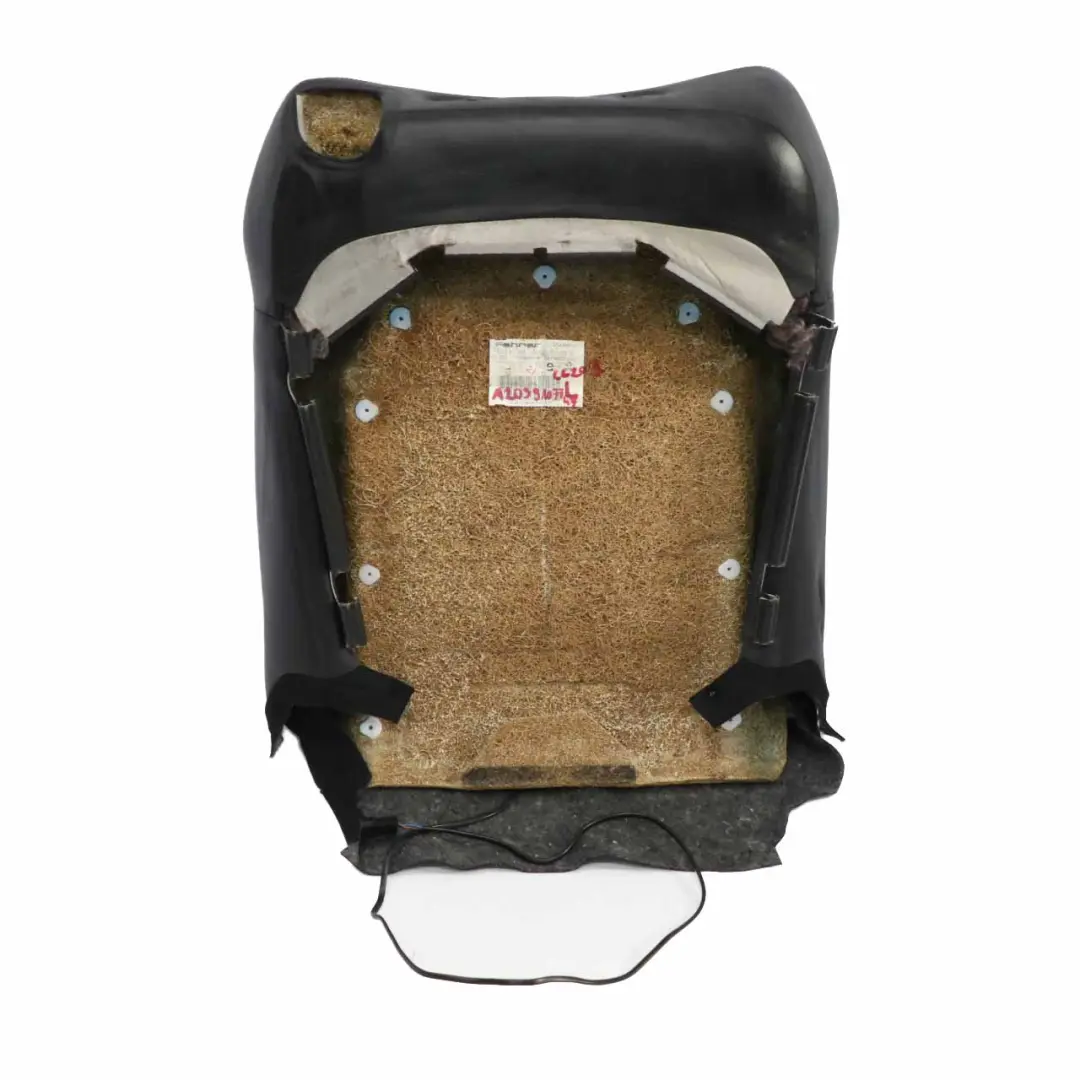 Mercedes CL203 Seat Backrest Front Heated Left N/S Covering Black Leather - SKU A2039107747 - Part number A2039107747