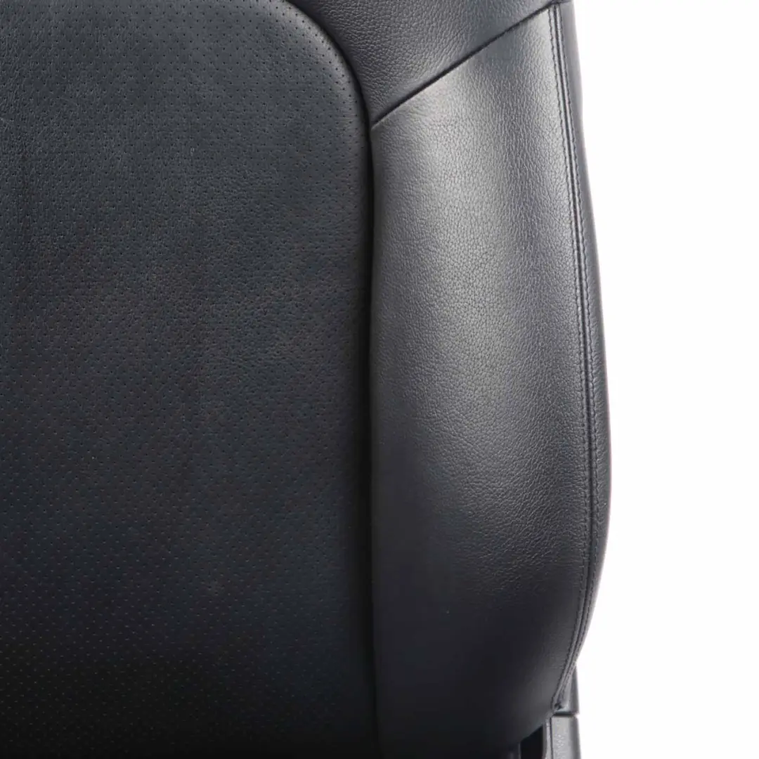 Backrest Front Heated Right O/S Covering Black Leather to Mercedes CL203 Seat with Part number A2039107847 Mercedes CL203 Seat Backrest Front Heated Right O/S Covering Black Leather - SKU A2039107847-1 - Part number A2039107847