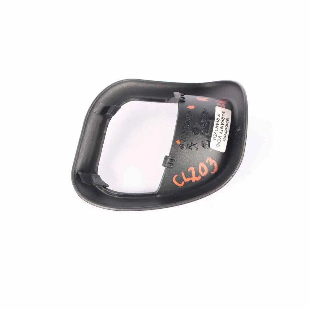 Front Seat Trim Folding Handle Panel Bracket Black to Mercedes CL203 with Part number A2039191820 Mercedes CL203 Front Seat Trim Folding Handle Panel Bracket Black - SKU A2039191820 - Part number A2039191820