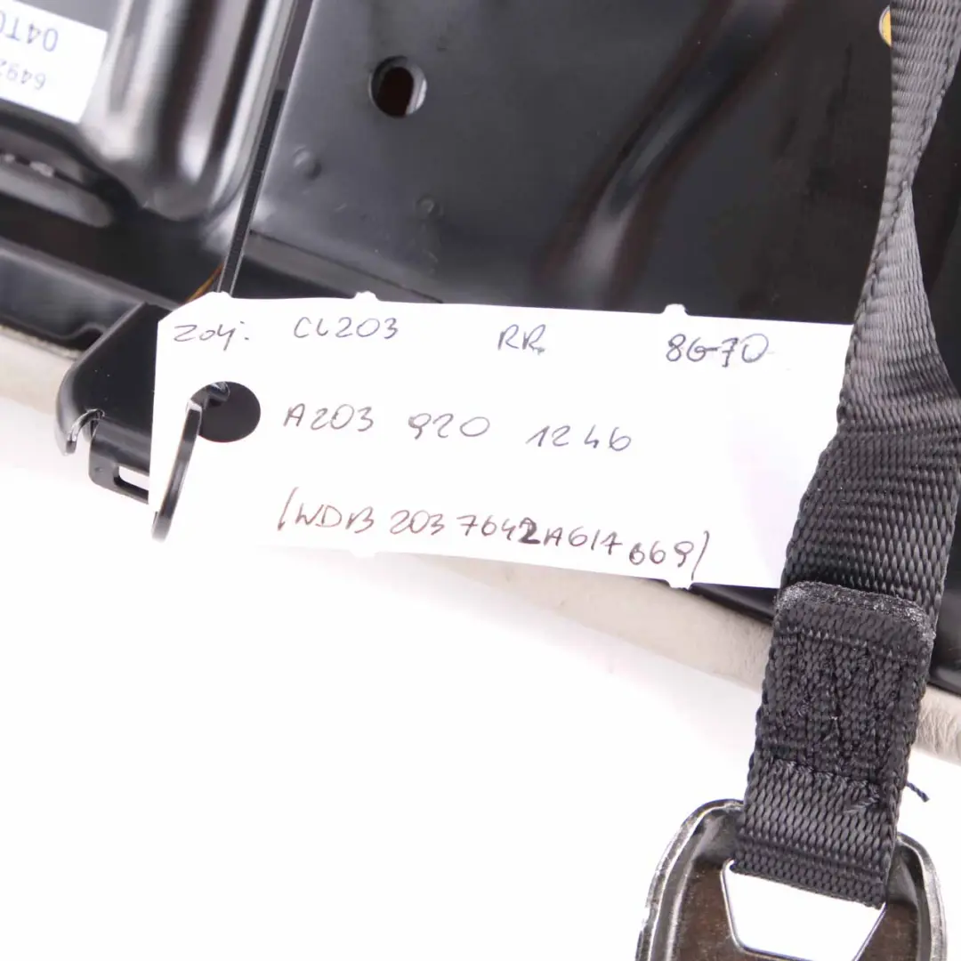 Right O/S Seat Cushion Cover Leather Beige to Mercedes CL203 Seat Cover Rear with Part number A2039201246 Mercedes CL203 Seat Cover Rear Right O/S Seat Cushion Cover Leather Beige - SKU A2039201246 - Part number A2039201246