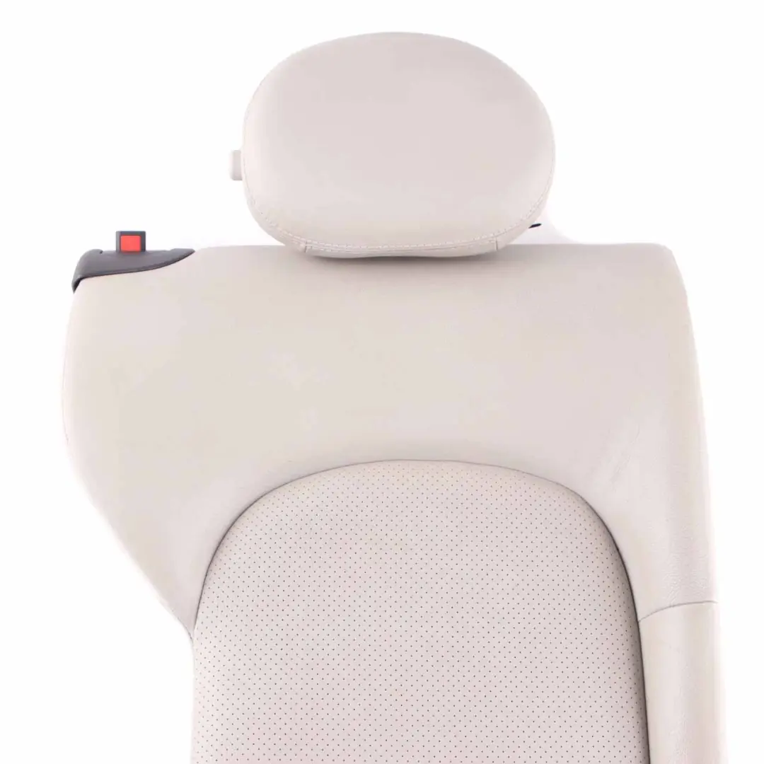 Mercedes CL203 Seat Backrest Rear Right O/S Seat Back Cover Beige Leather - SKU A2039201247 - Part number A2039201247