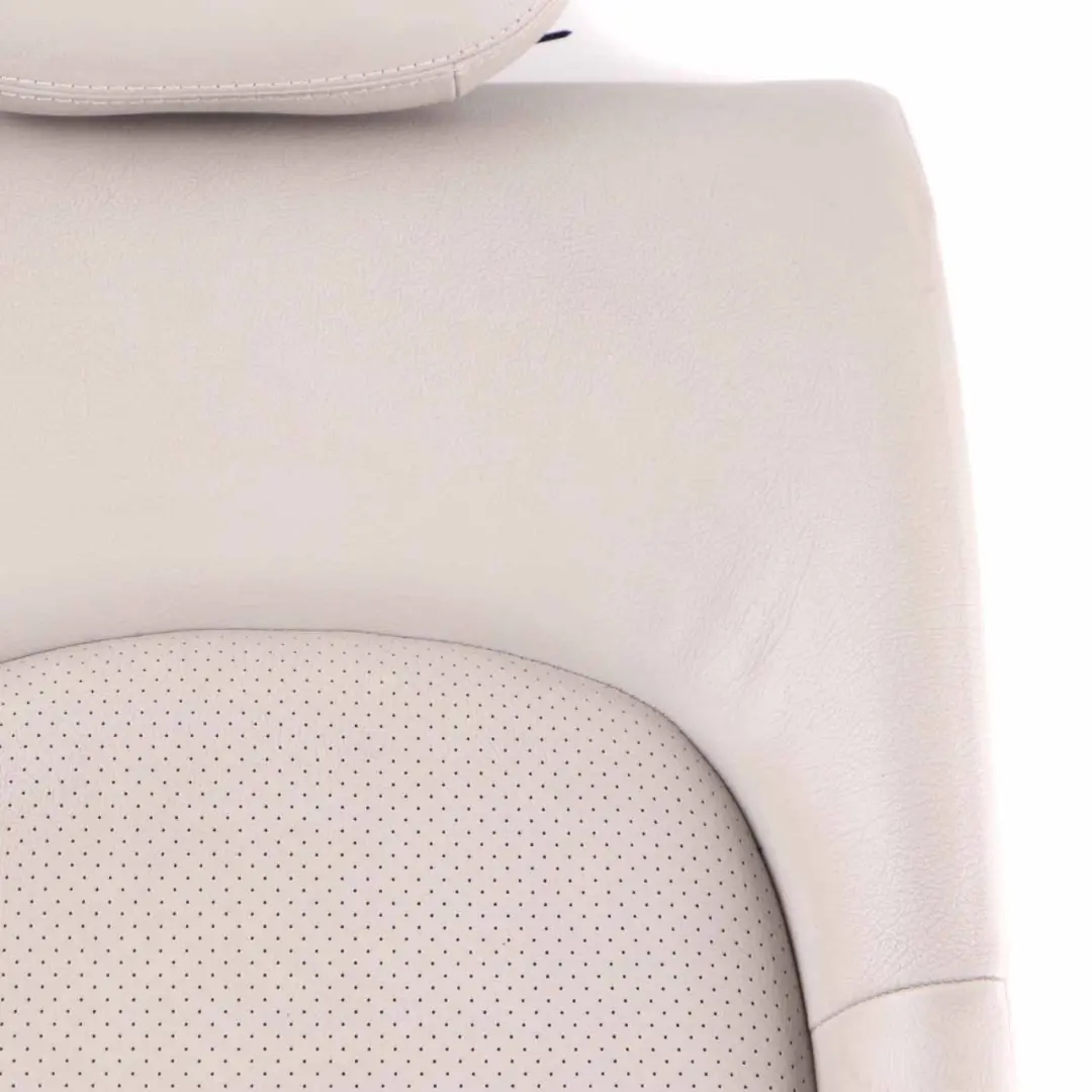 Mercedes CL203 Seat Backrest Rear Right O/S Seat Back Cover Beige Leather - SKU A2039201247 - Part number A2039201247