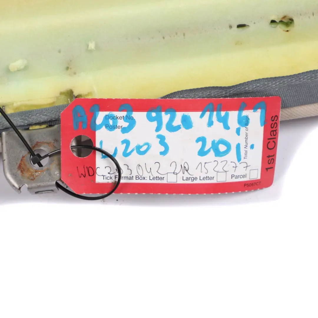 Bench Couch Covering Cushion Cloth Fabric Beige to Mercedes W203 Rear Seat with Part number A2039201461 Mercedes W203 Rear Seat Bench Couch Covering Cushion Cloth Fabric Beige - SKU A2039201461 - Part number A2039201461