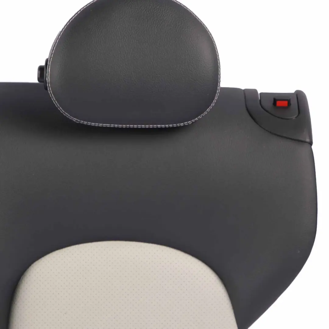 Mercedes W203 CLC Seat Backrest Rear Left N/S Imitation Leather Black Grey - SKU A2039202363 - Part number A2039202363
