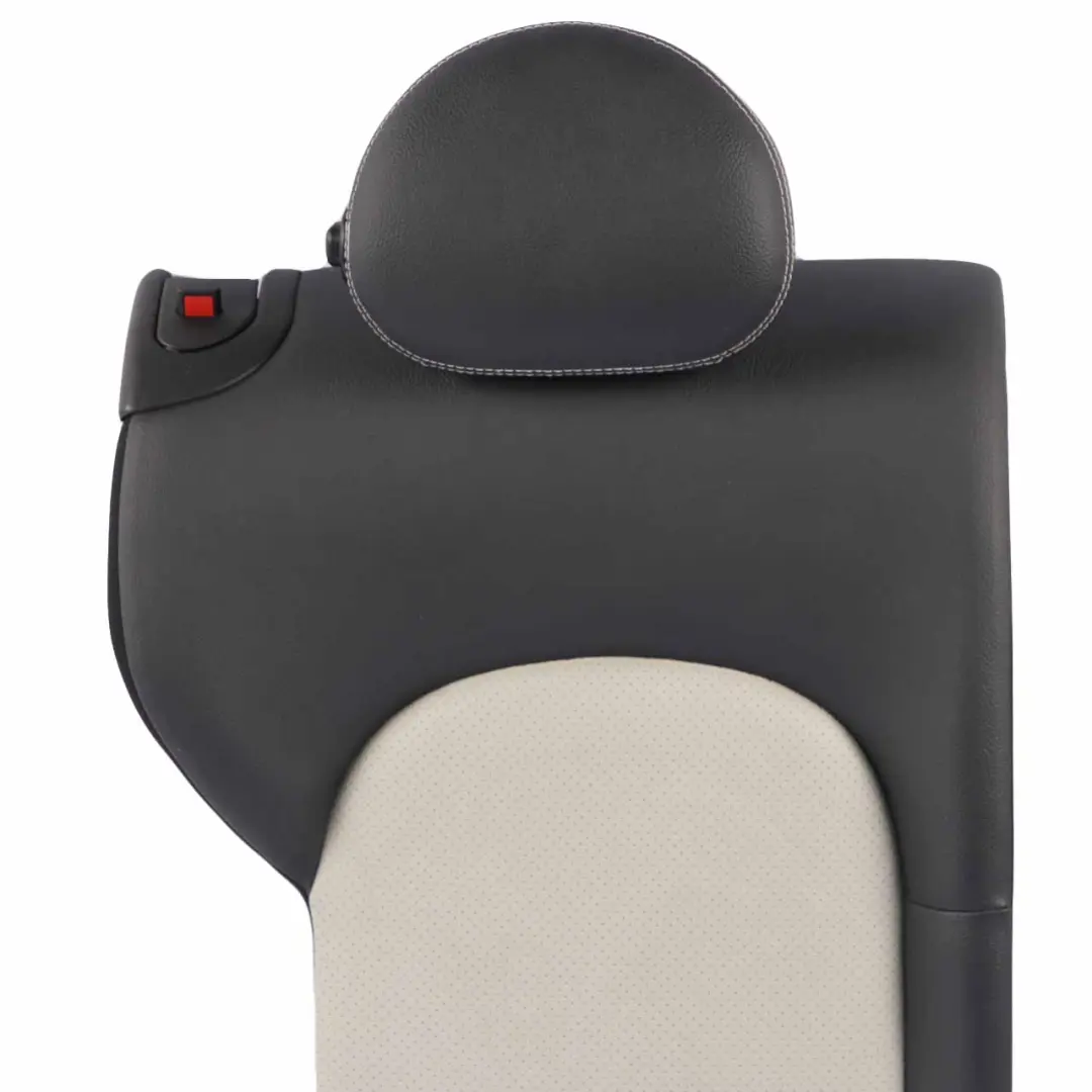 Mercedes W203 CLC Seat Backrest Rear Right O/S Imitation Leather Black Grey - SKU A2039202463 - Part number A2039202463