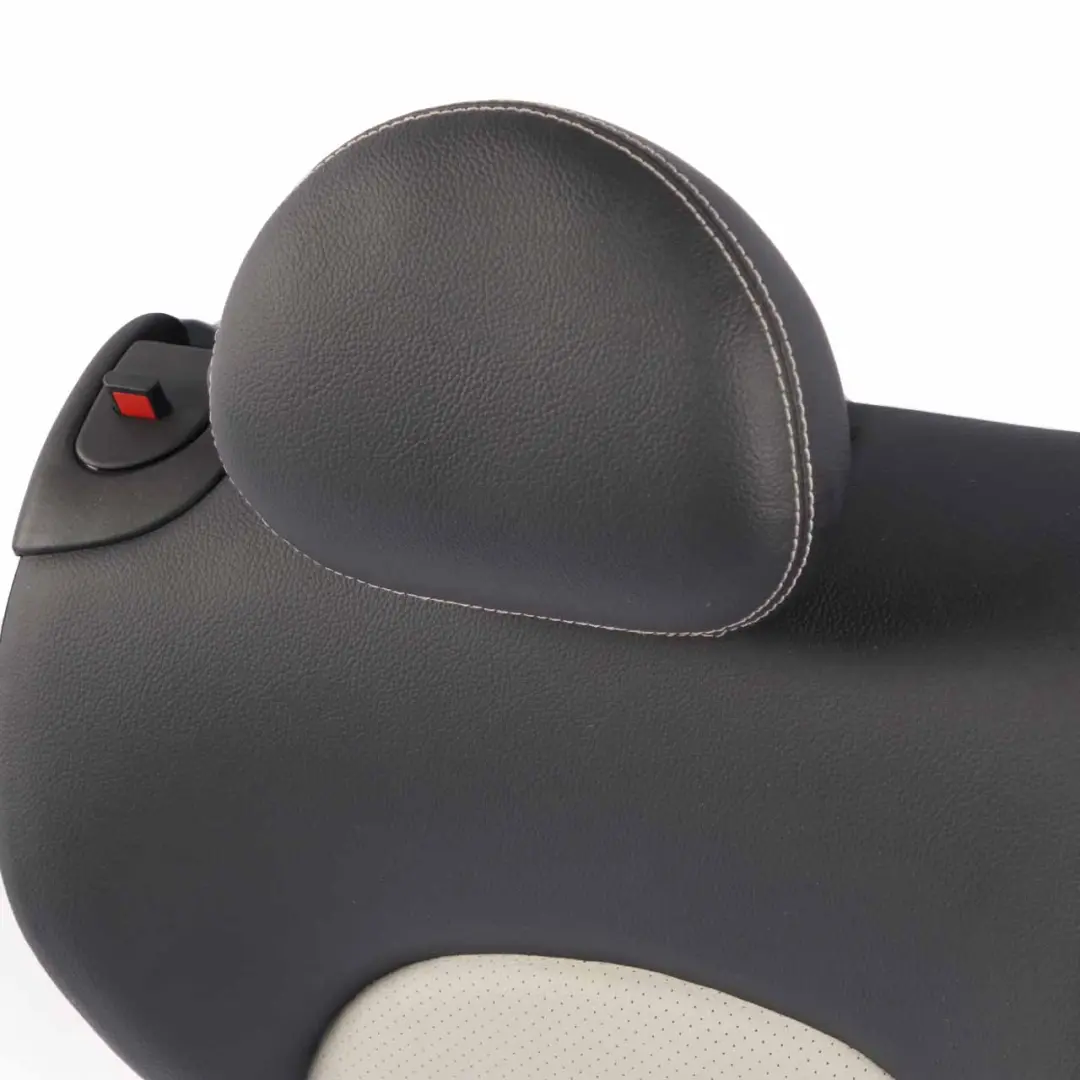 Mercedes W203 CLC Seat Backrest Rear Right O/S Imitation Leather Black Grey - SKU A2039202463 - Part number A2039202463