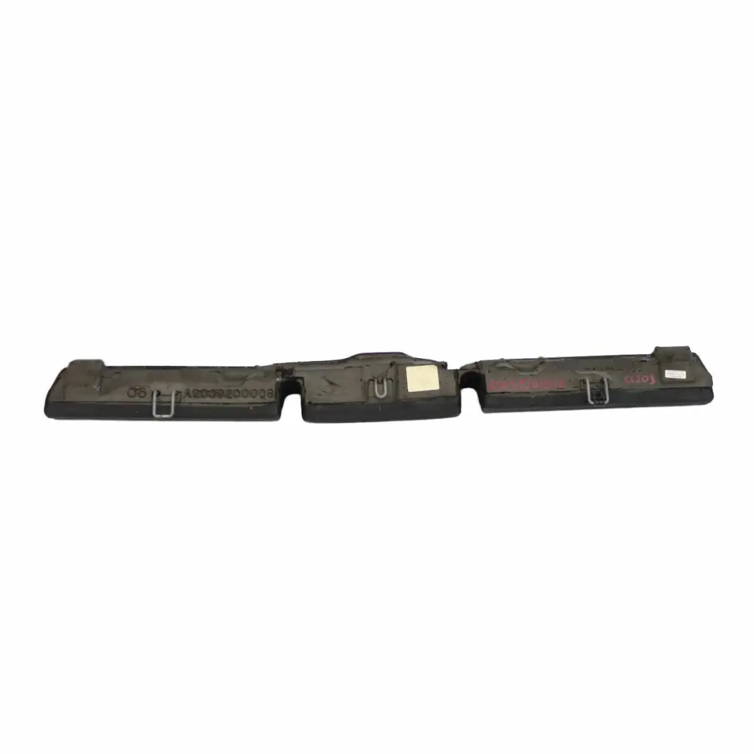 Mercedes CLC CL203 Rear Seat Bench Couch Left N/S Cover Cushion Black Leather - SKU A2039202808 - Part number A2039202808
