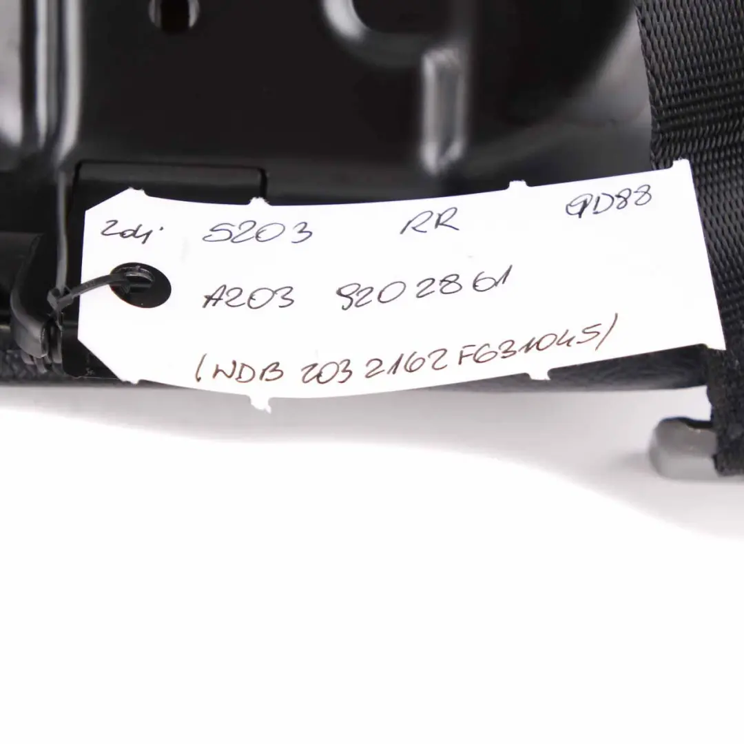 Right O/S Bench Couch Imitation Leather Black to Mercedes S203 Rear Seat with Part number A2039202861 Mercedes S203 Rear Seat Right O/S Bench Couch Imitation Leather Black - SKU A2039202861 - Part number A2039202861