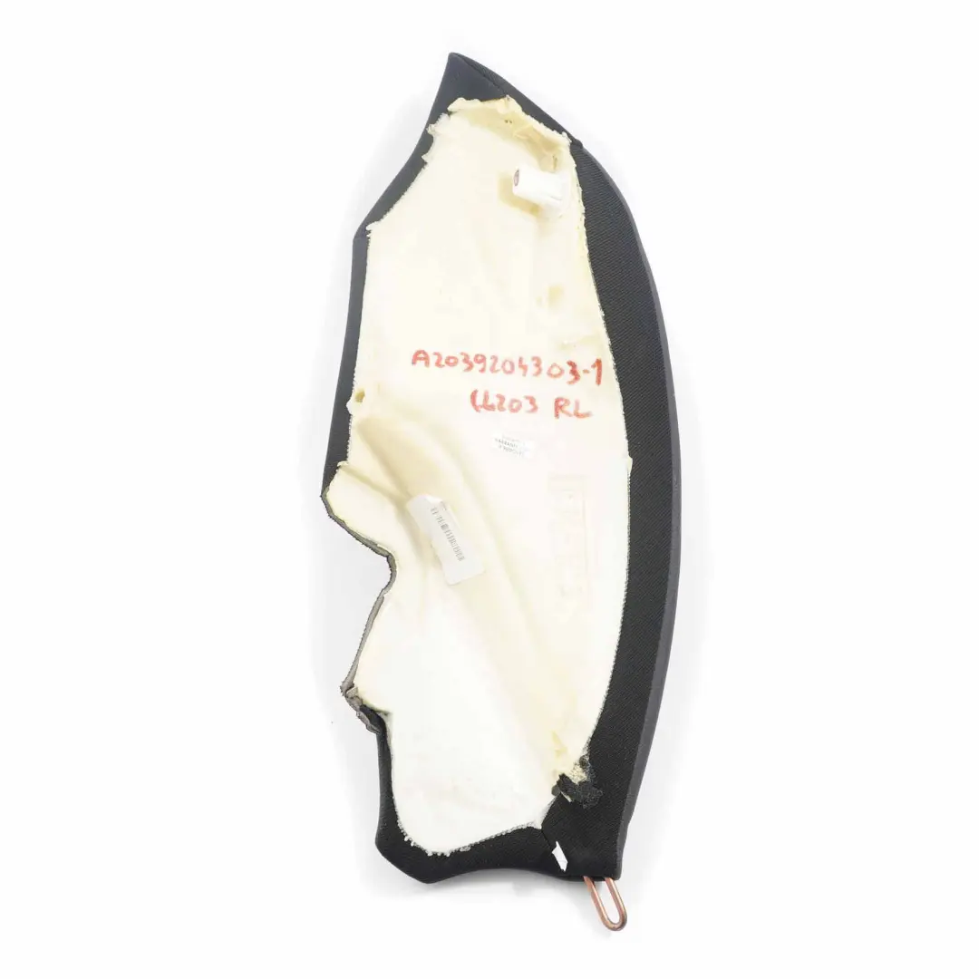  Lateral Panel Mercedes CL203 Backrest Rear Seat Left N/S Imitation Leather Black - SKU A2039204303-1 - Part number A2039204303
