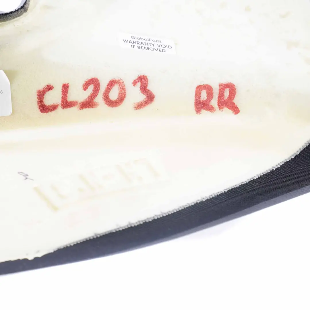 Mercedes CL203 Panneau Latéral Du Dossier Du Siège Arrière Droit En Simili Cuir - SKU A2039204403-1 - Numéro de pièce A2039204403