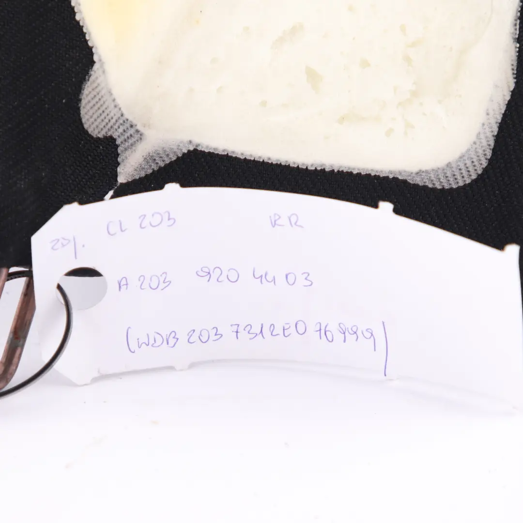 Backrest Lateral Panel Rear Seat Right O/S Imitation Leather to Mercedes CL203 with Part number A2039204403 Mercedes CL203 Backrest Lateral Panel Rear Seat Right O/S Imitation Leather - SKU A2039204403 - Part number A2039204403