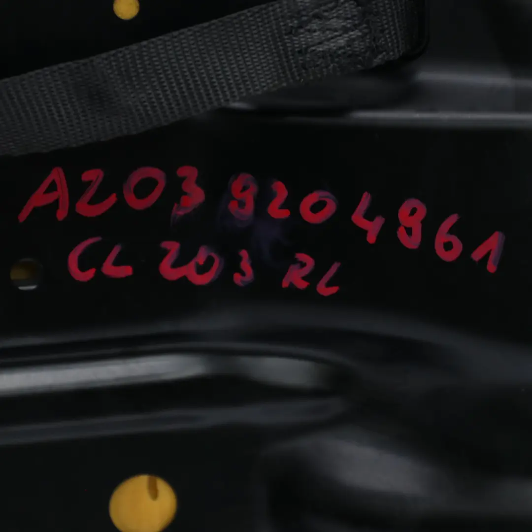 Mercedes CL203 CLC Rücksitzbank Bezug Links Leder Schwarz - SKU A2039204961 - Teilenummer A2039204961