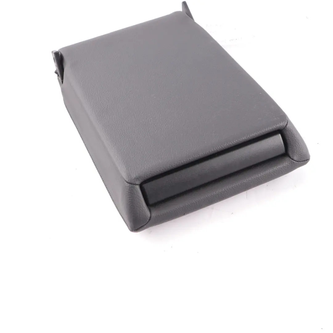 Mercedes W203 Rear Armrest Backrest Panel Arm Rest Cup Holder Leather Black - SKU A2039701730-1 - Part number A2039701730