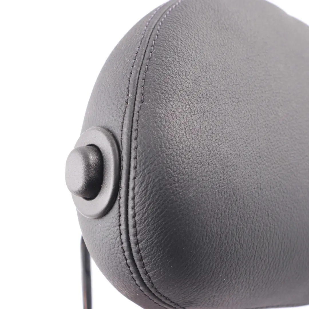 Mercedes W203 Saloon Rear Seat Headrest Left Right N/O/S Head Rest Black Leather - SKU A2039704678 - Part number A2039704678