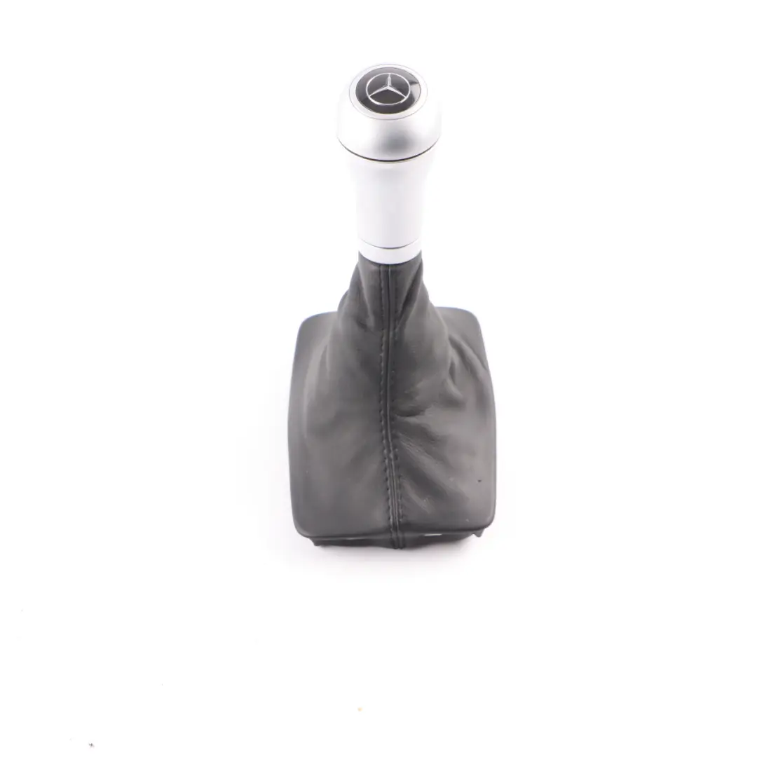 Mercedes W204 Palanca de cambio Selector Pomo Tapa Cuero Negro - SKU A2042672410-1 - Número de pieza A2042672410