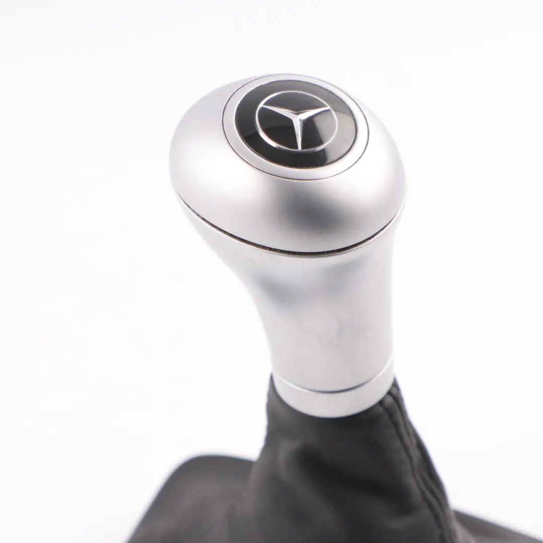 Shift Selector Cover Knob Lever Black Leather to Mercedes W204 Gear with Part number A2042672410 Mercedes W204 Gear Shift Selector Cover Knob Lever Black Leather - SKU A2042672410-1 - Part number A2042672410