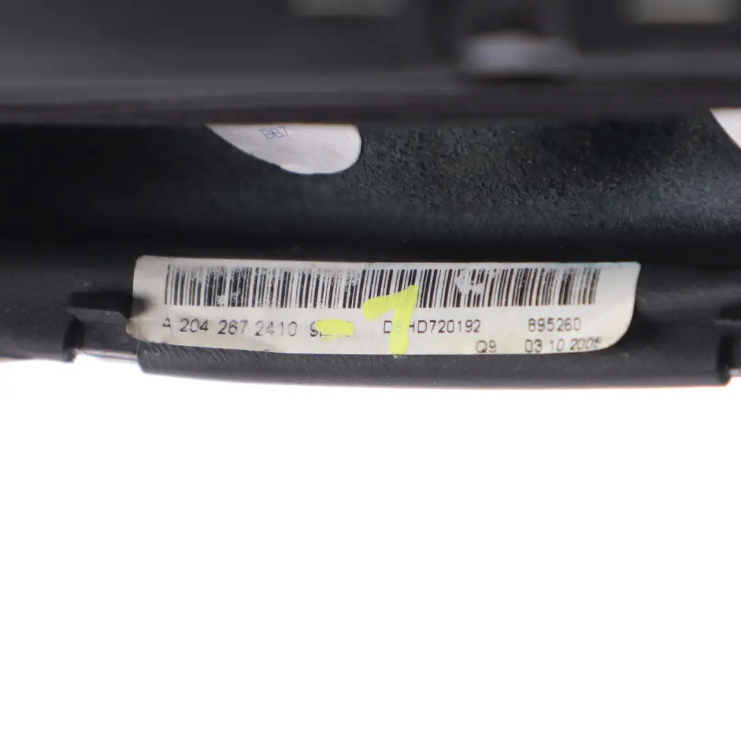 Mercedes W204 Schalthebelabdeckung Schaltknauf Hebel Schwarz Leder - SKU A2042672410-1 - Teilenummer A2042672410