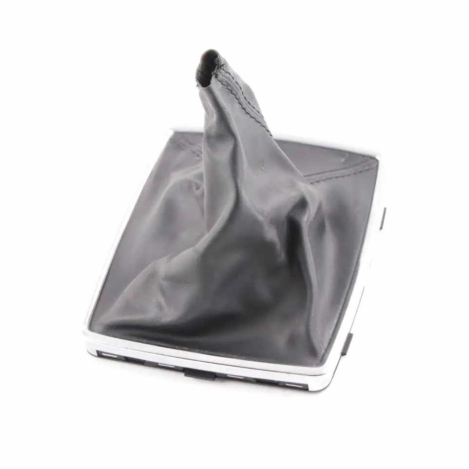 Mercedes W204 Gear Lever Shift Selector Cover Manual Black Leather - SKU A2042673810 - Part number A2042673810