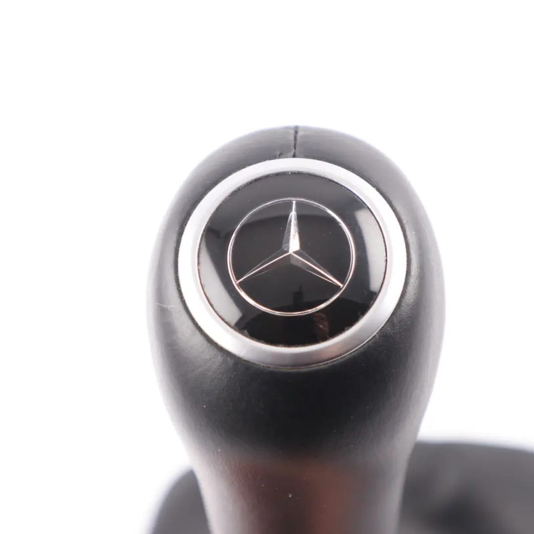 Shift Selector Cover Lever Knob Leather Black to Mercedes W204 Gear with Part number A2042675610 Mercedes W204 Gear Shift Selector Cover Lever Knob Leather Black - SKU A2042675610 - Part number A2042675610