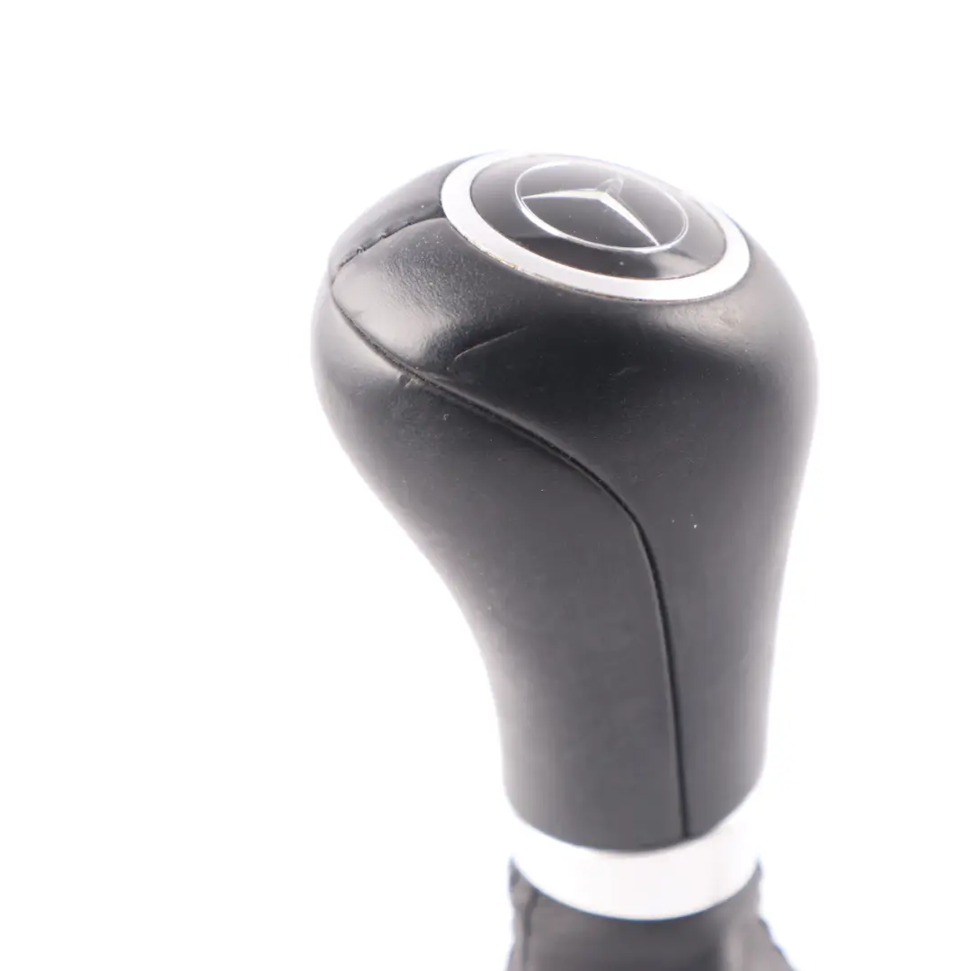 Mercedes W204 Gear Selector Cover Lever Knob Automatic Leather Black - SKU A2042676210 - Part number A2042676210
