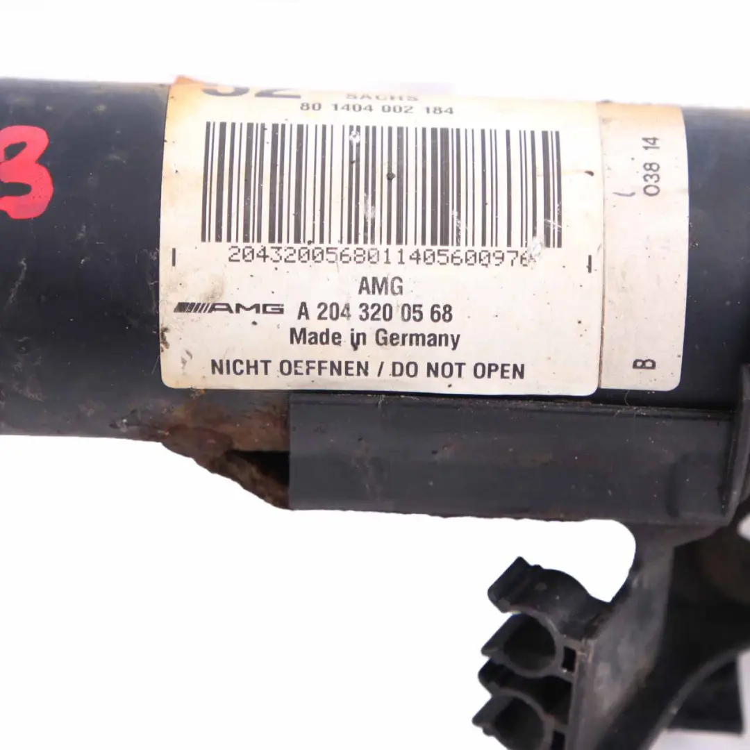 puntone molla C63 AMG ammortizzatore anteriore destro per Mercedes W204 con numero di parte A2043200568 Mercedes W204 puntone molla C63 AMG ammortizzatore anteriore destro - SKU A2043200568-1 - Numero di parte A2043200568