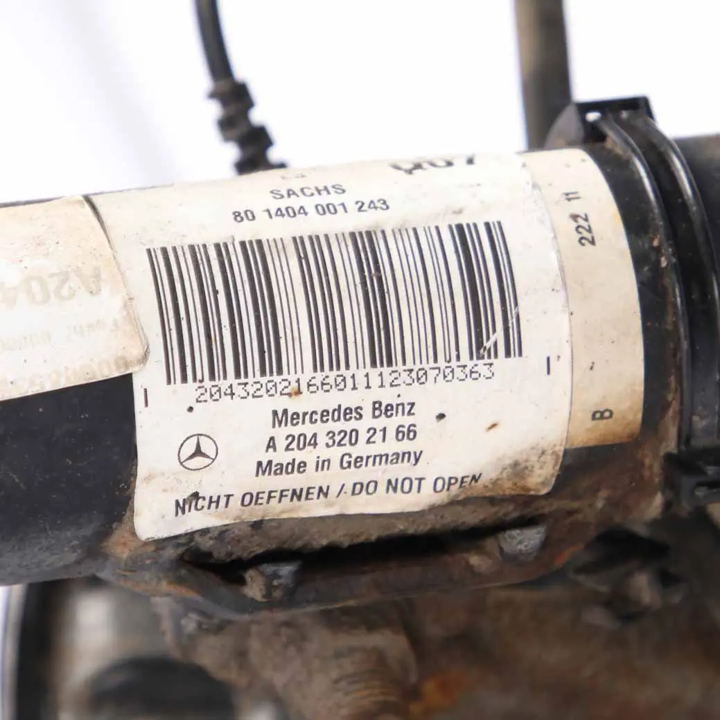 Mercedes S204 200 CDI Front Left N/S Suspension Leg Axle Wheel Hub Brake Caliper - SKU A2043202166 - Part number A2043202166